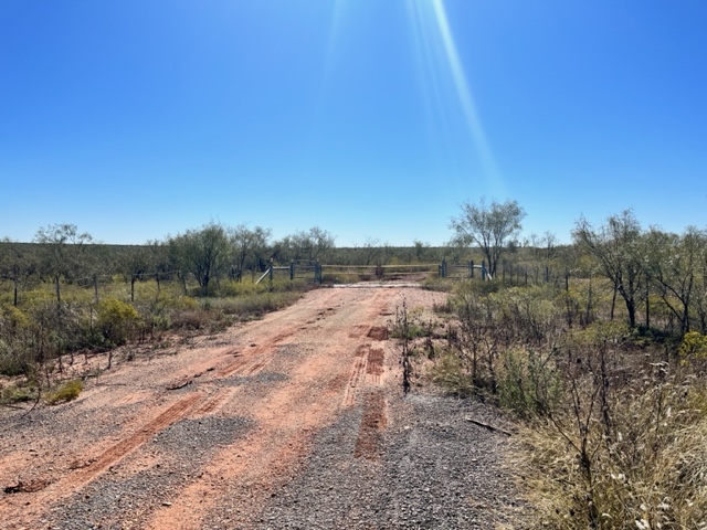 Entry and highway frontage